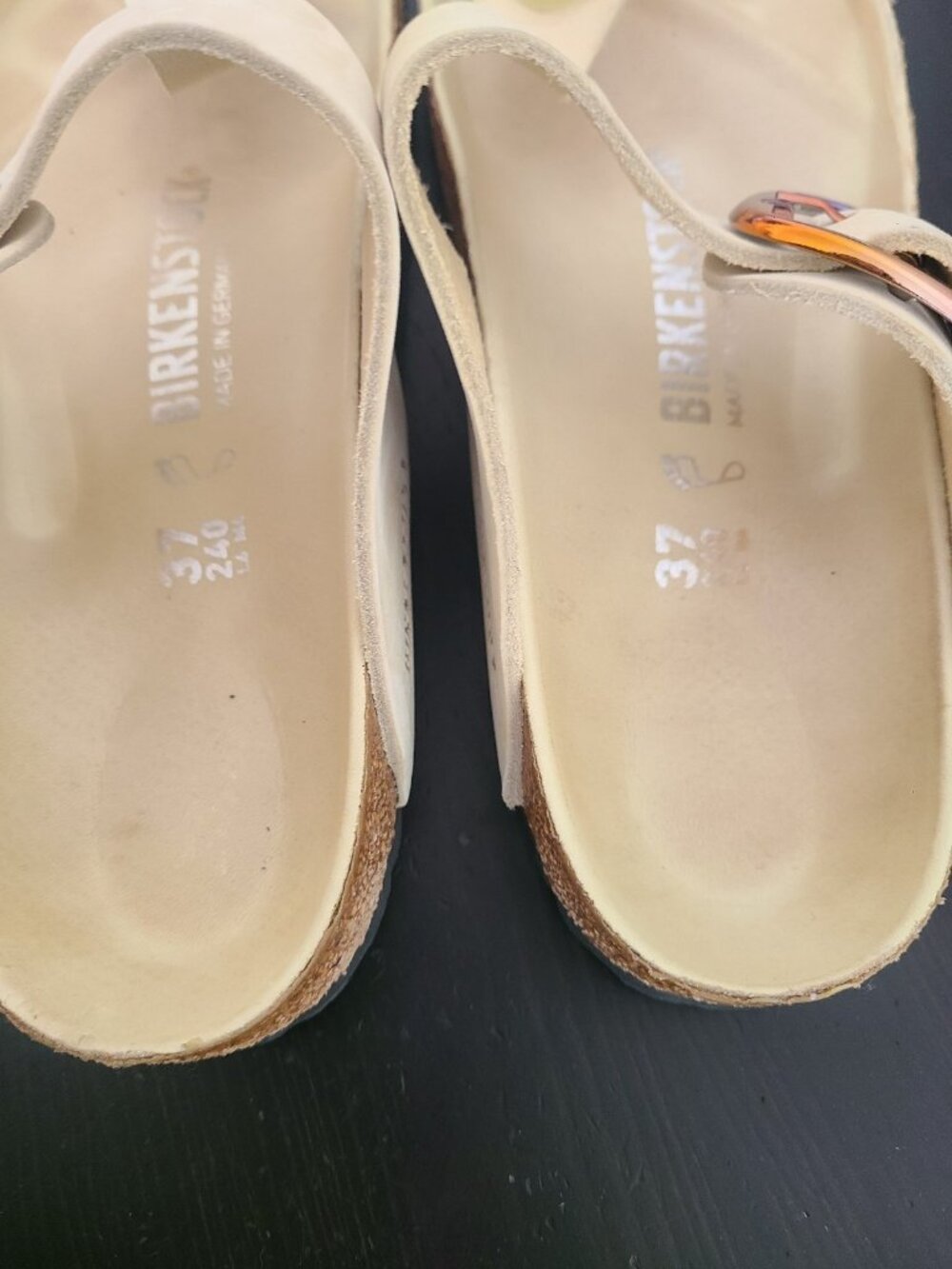 Birkenstock Gizeh Big Buckle Ecru size 37 - Picture 3 of 8